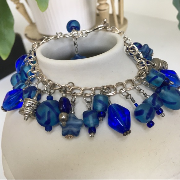 Vintage bead charm bracelet - Picture 4 of 5